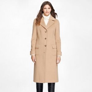Brooks Brother’s camel Hair coat.